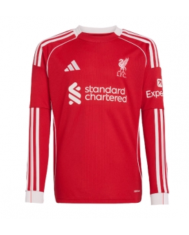 Liverpool Maglia Gara Casa Repliche 2025-26 Maniche Lunghe